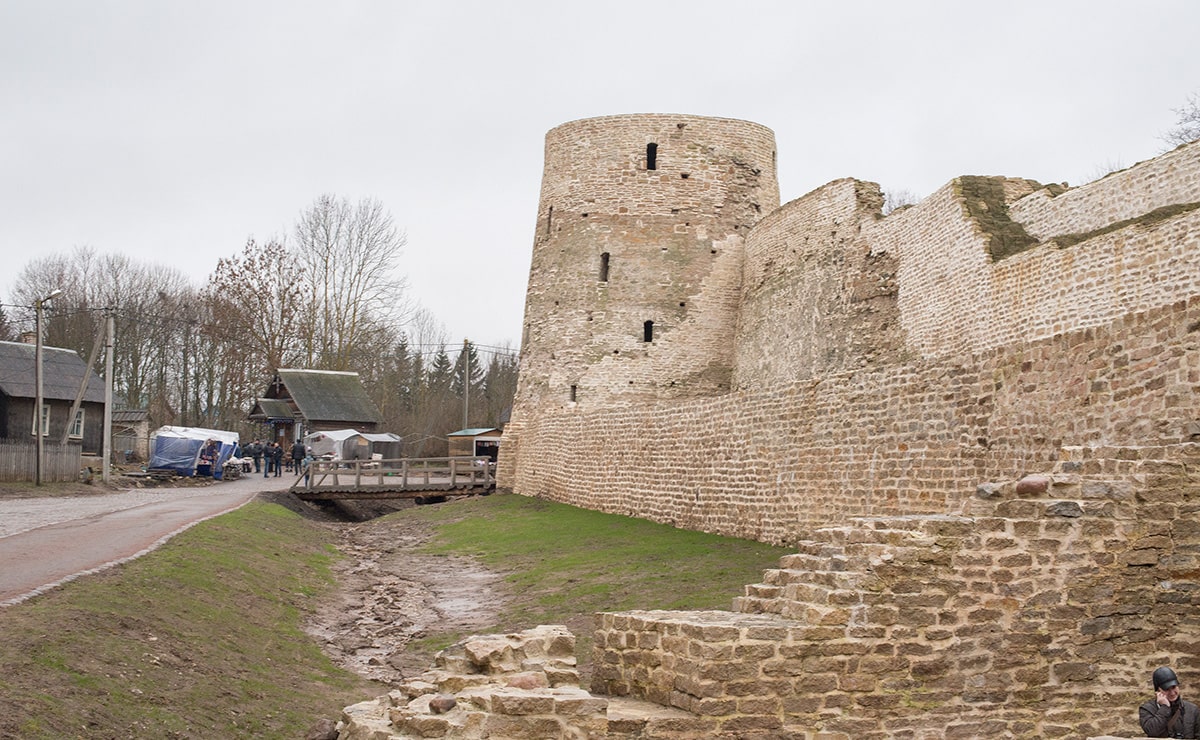 Дошедшая до наших дней крепость на Жеравьей горе относится к XIV в.