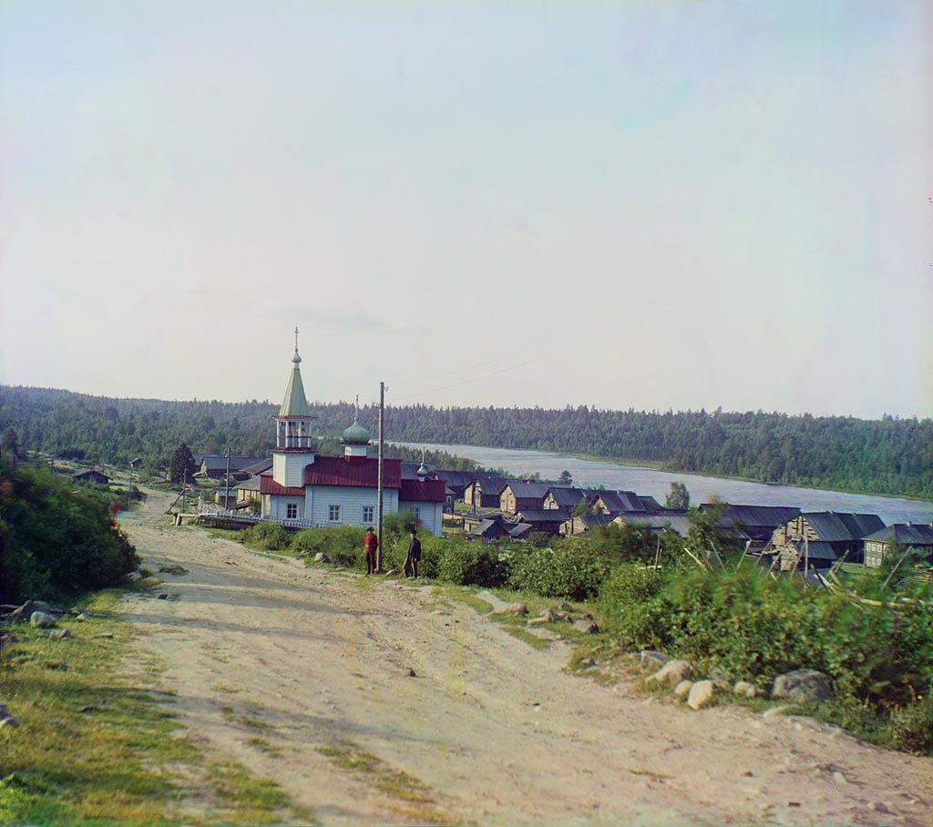 Село Илемсельга (церковь находилась между двумя деревнями Верхней и Нижней Илемской сельгой)