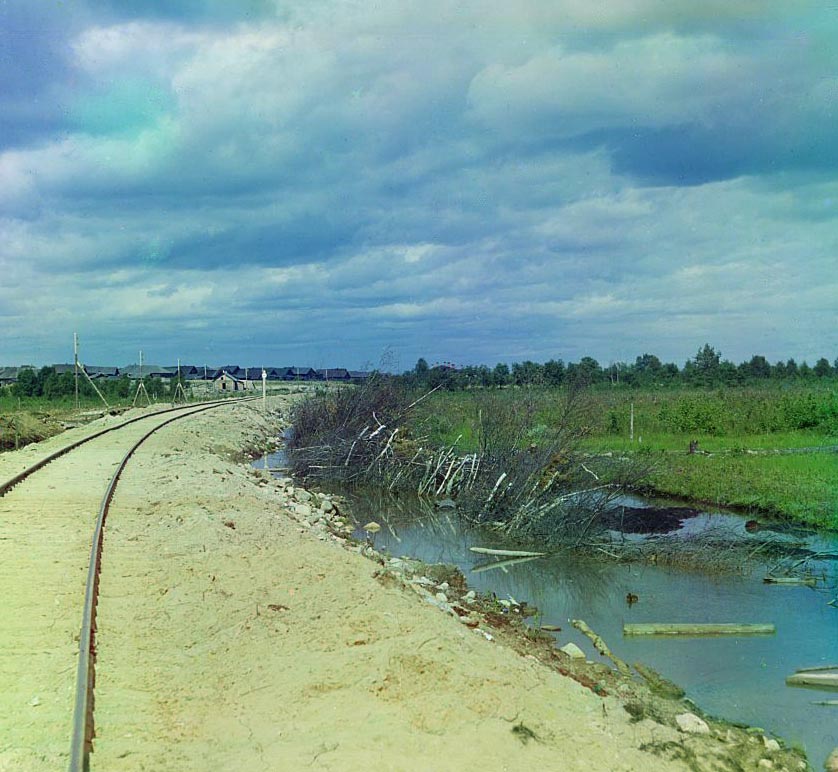 Железнодорожный путь у села Кяппесельга